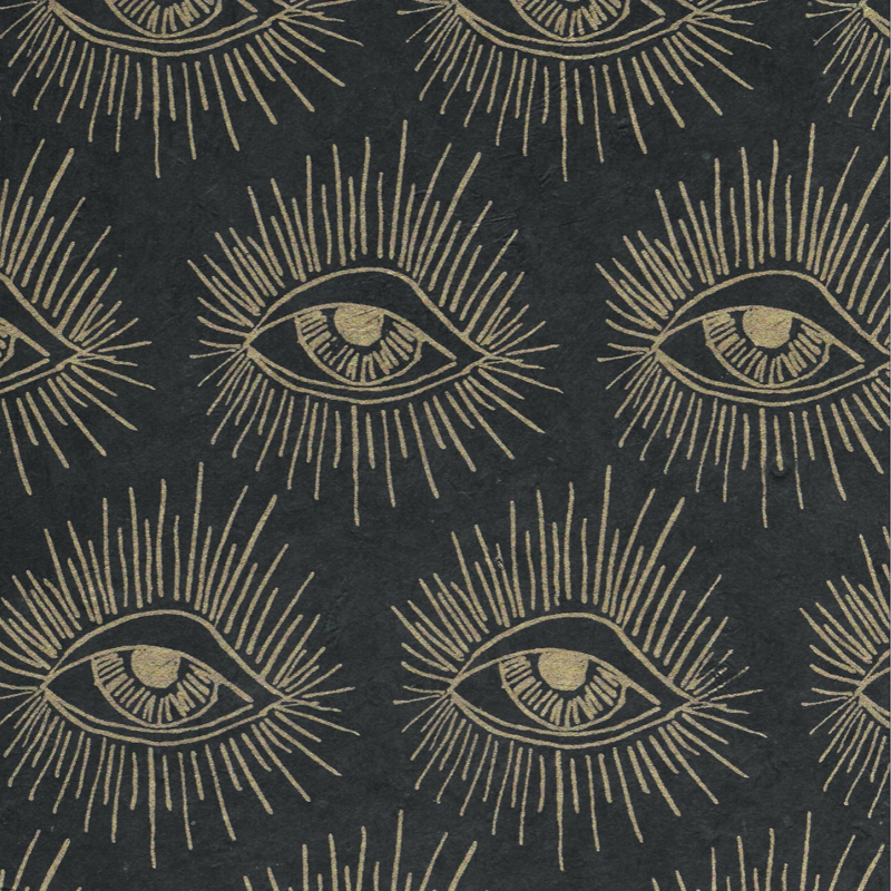 Eyes - Gold on Black