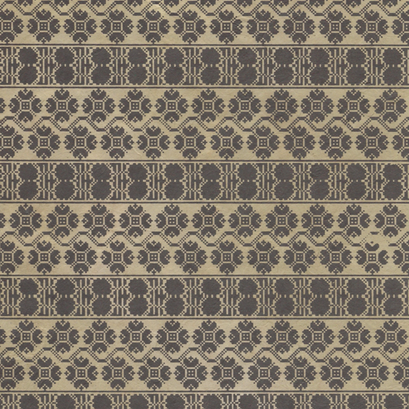 Fair Isle - Dark Brown on Brown