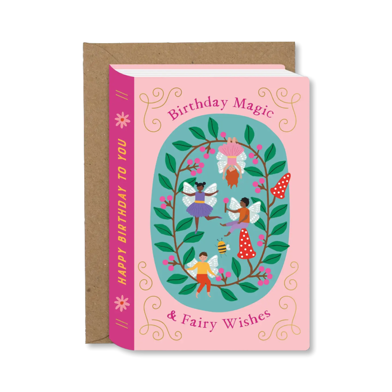 Fairy Wishes Birthday Book Single Card