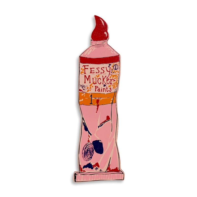 Fessy Mucker Leather Bookmark