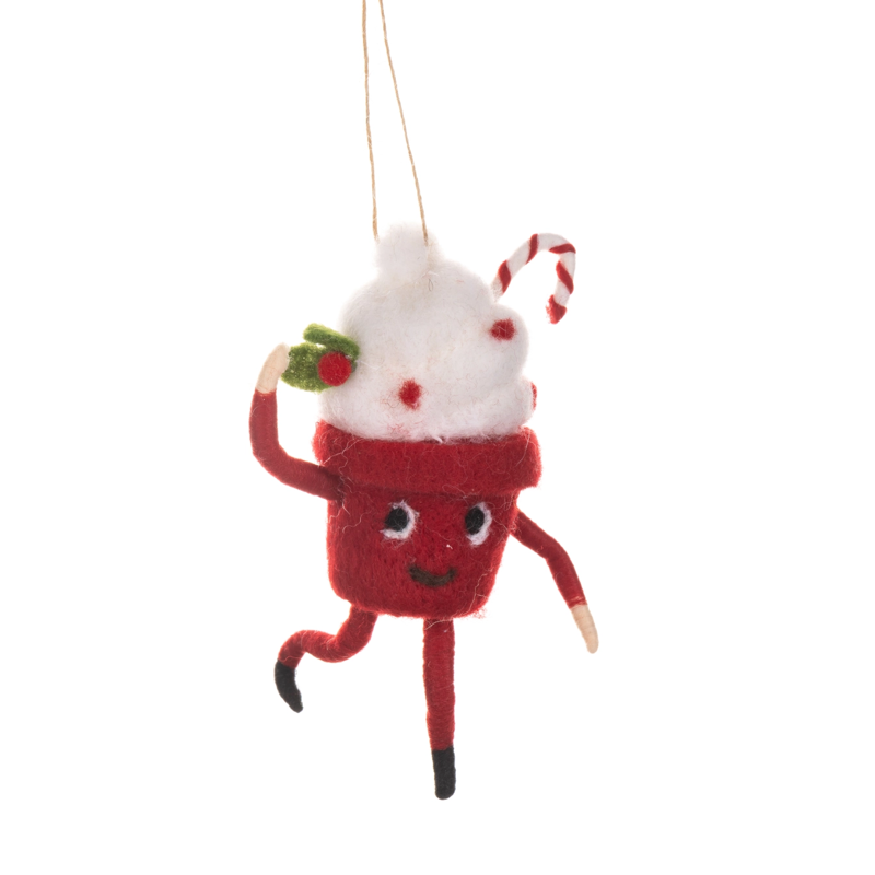 Festive Gelato Felt Ornament
