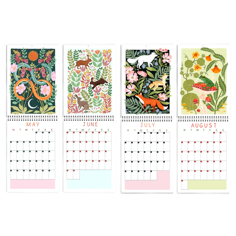 2026 Flora & Fauna Wall Calendar