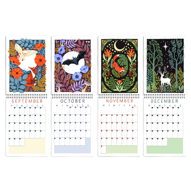 2026 Flora & Fauna Wall Calendar