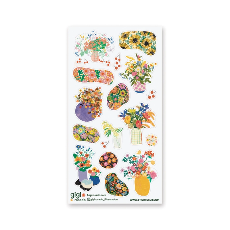 Floral Paradise Sticker Sheet