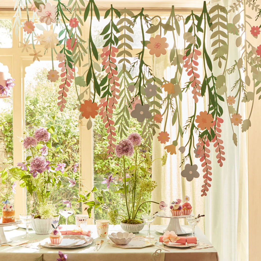 Floral Paper Backdrop