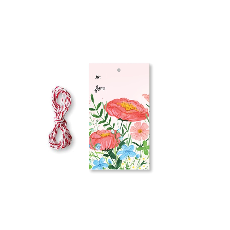 Flower Bouquet Gift Tags