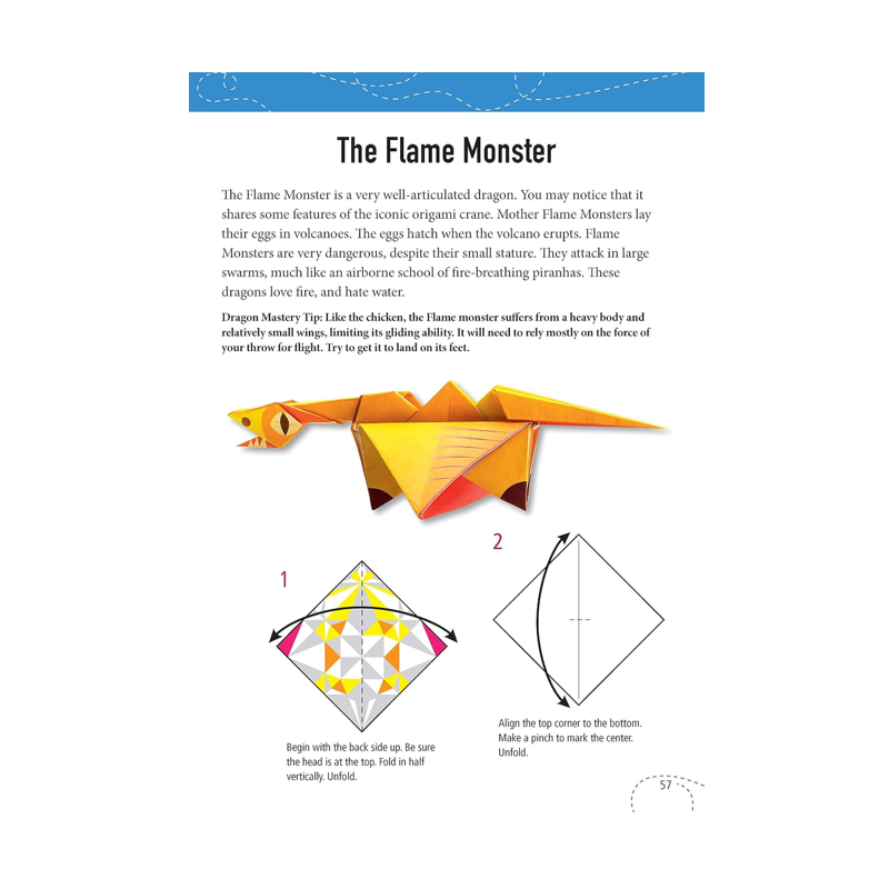 Flying Dragons Paper Airplane Kit