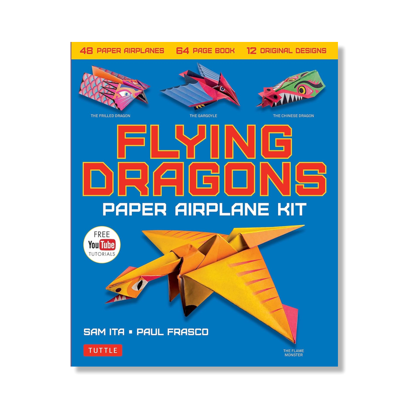 Flying Dragons Paper Airplane Kit