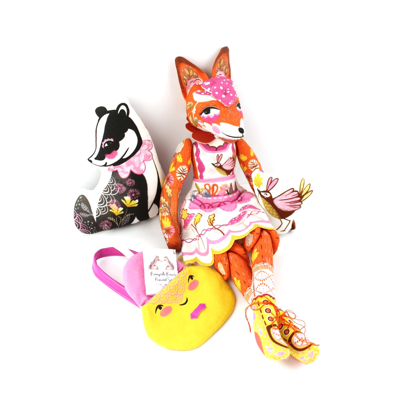 DIY Dolly Kit - Frances the Fox & Bea