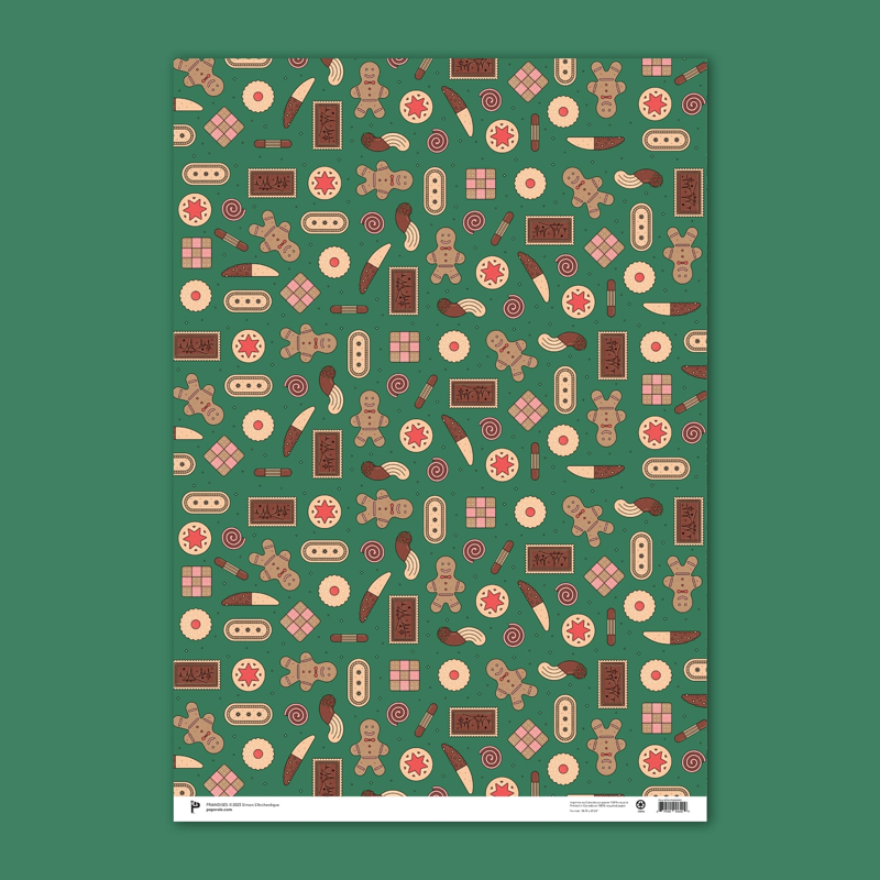 Friandises Gift Wrap Sheet
