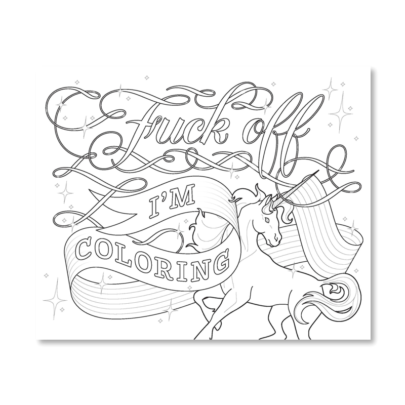 Fucking Awesome Colouring Book