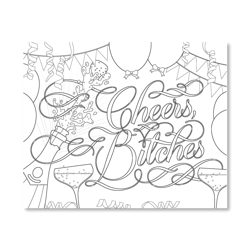 Fucking Awesome Colouring Book