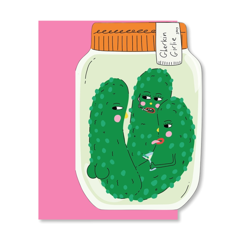 Gherkin Girlie Single Card