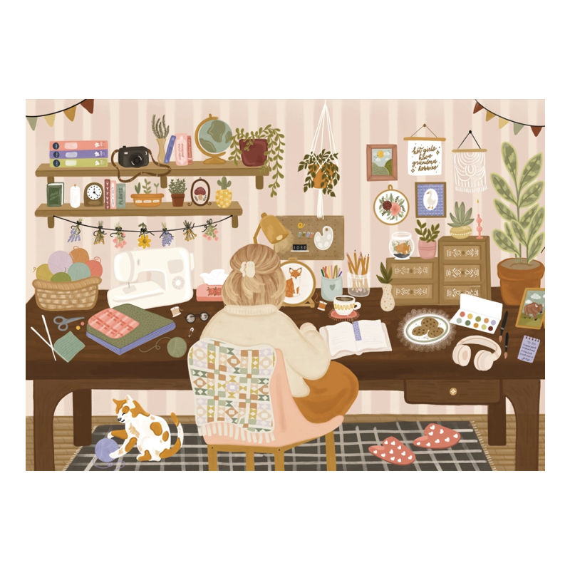 Grandma Hobbies 1000 Piece Puzzle