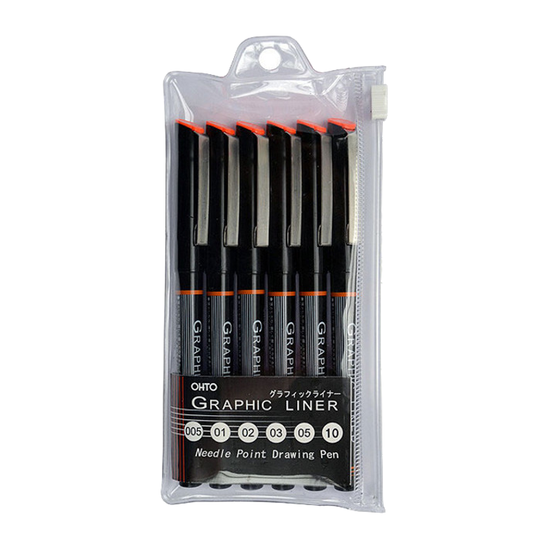 OHTO Graphic Liner - Set of 6