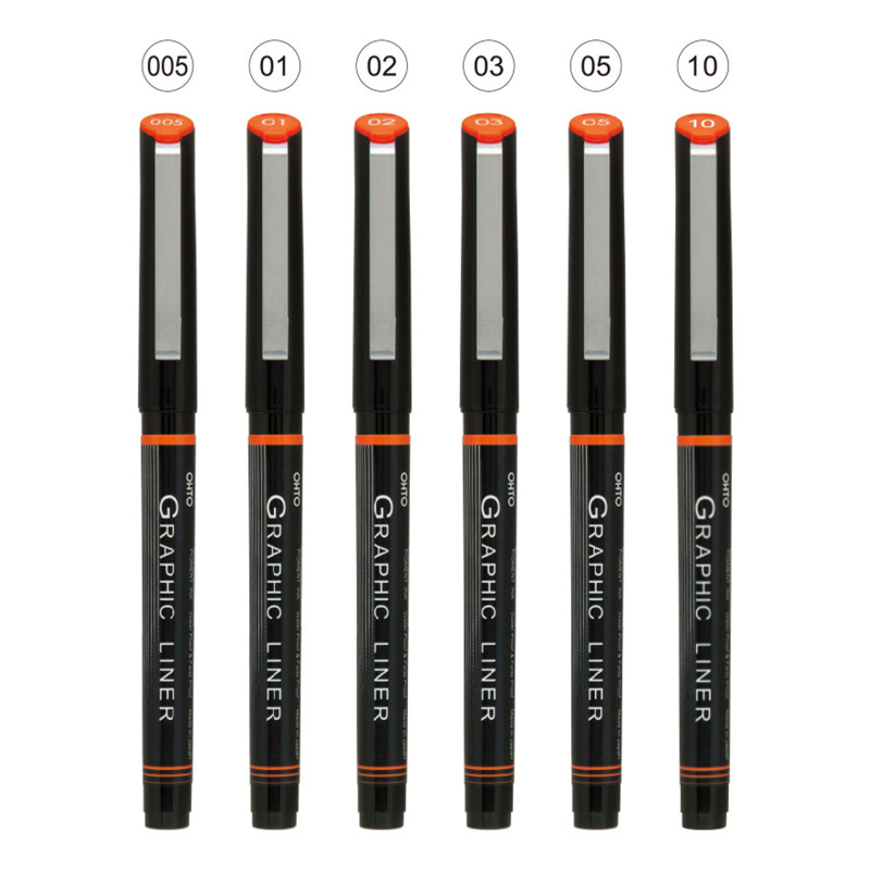 OHTO Graphic Liner - Set of 6