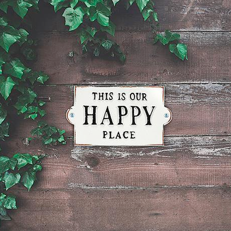 Happy Place Sign