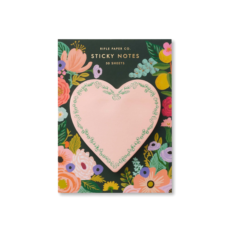 Rifle Paper Co. Heart Sticky Notes
