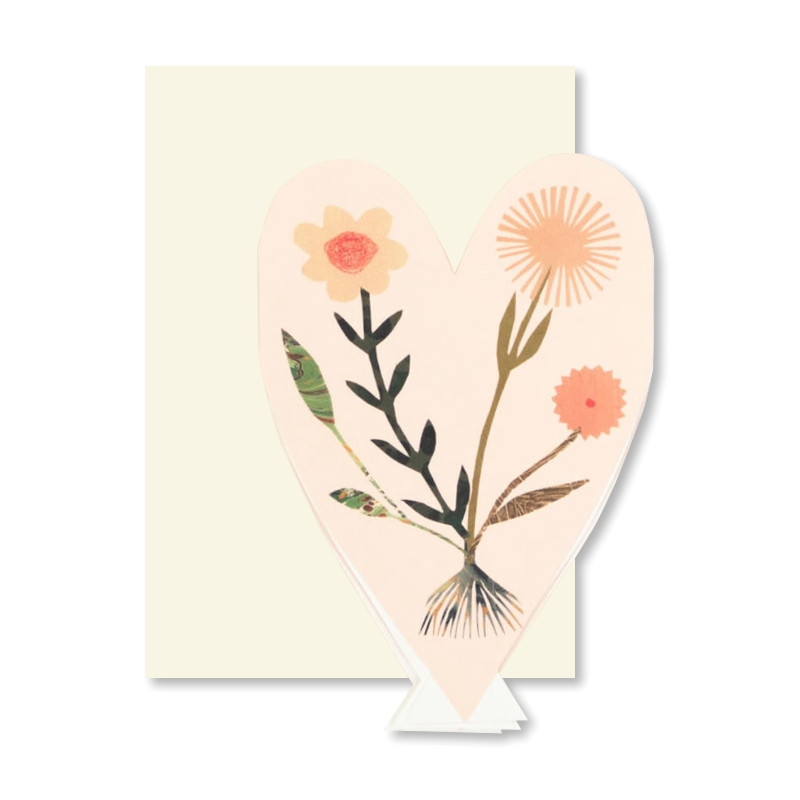 Hearts Concertina Card