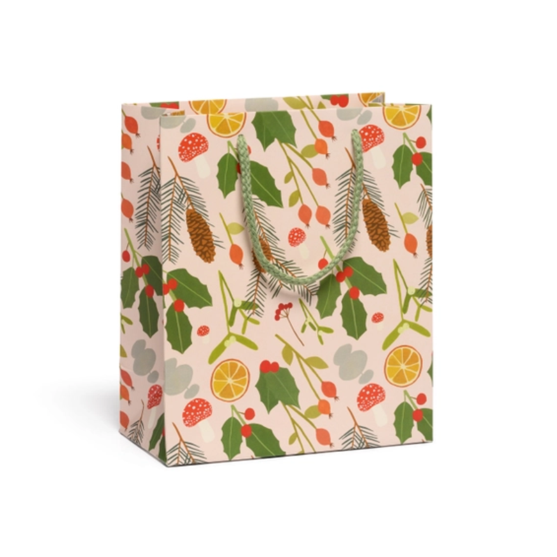 Holiday Greens Medium Gift Bag
