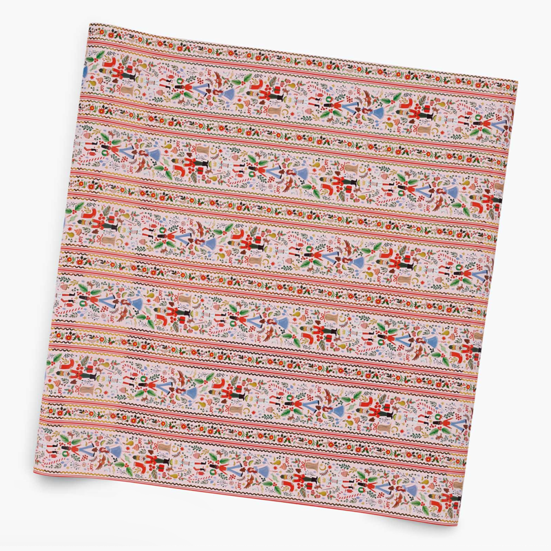 Rifle Paper Co. Holly Jolly Nutcracker Continuous Wrapping Roll