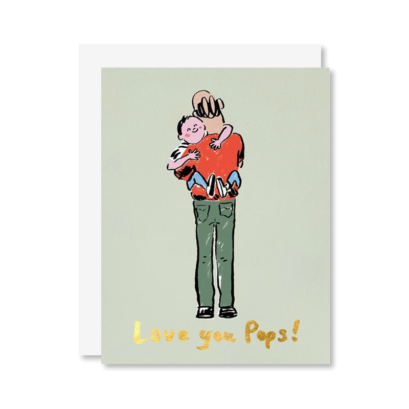Hugs For Pops Single Card