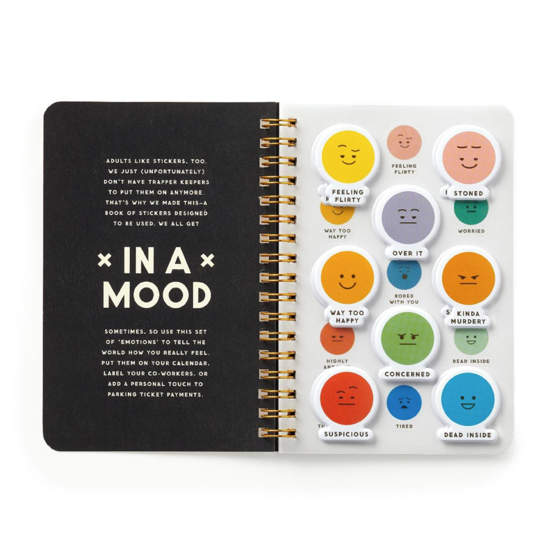 In A Mood Sticker Book