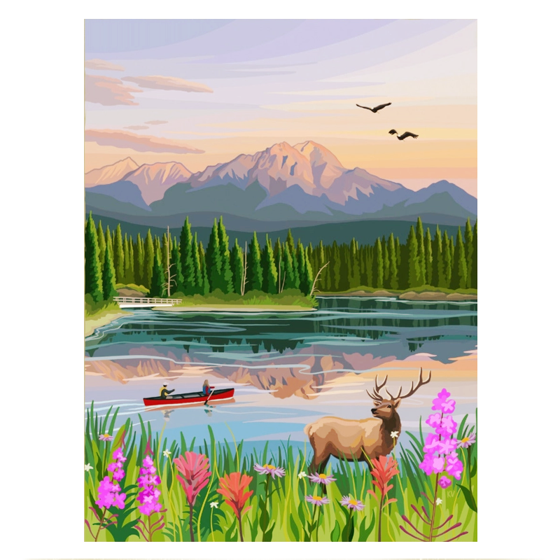 Japser Flowers 500 Piece Puzzle