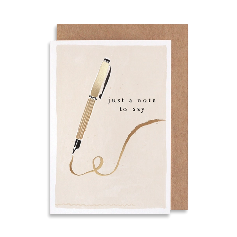Just A Note Single Card
