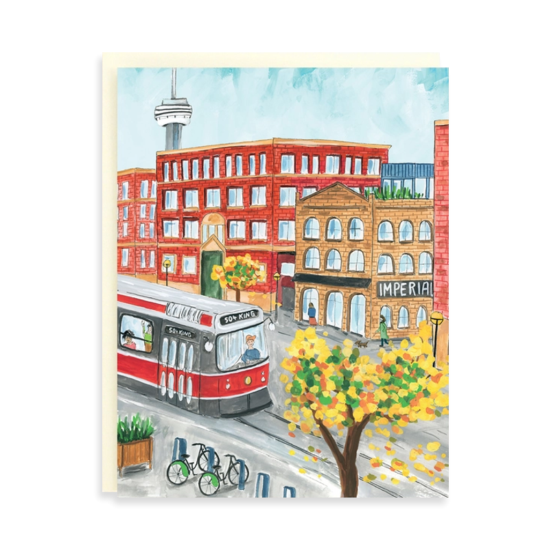 Toronto King West Fall Single Card
