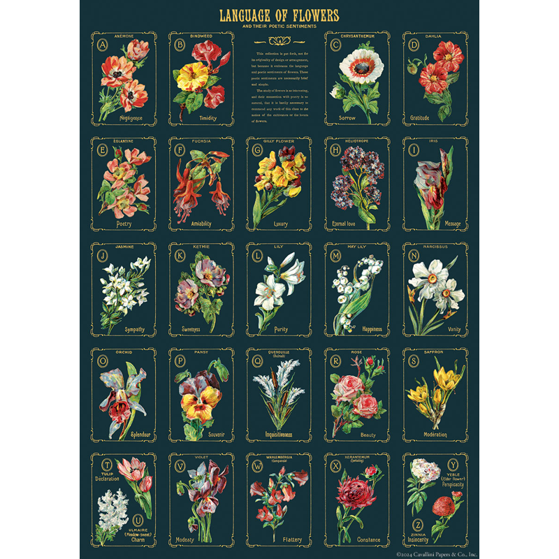 Language of Flowers 2 Poster Wrap