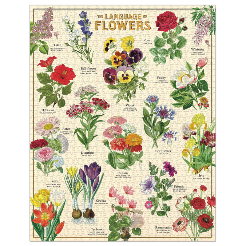 Language of Flowers Puzzle, 1000pc