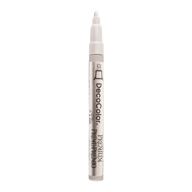 DecoColor Premium Leafing Tip Marker - Silver