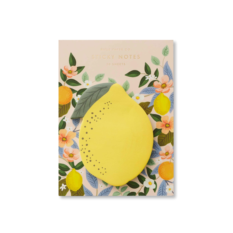 Rifle Paper Co. Lemon Sticky Notes