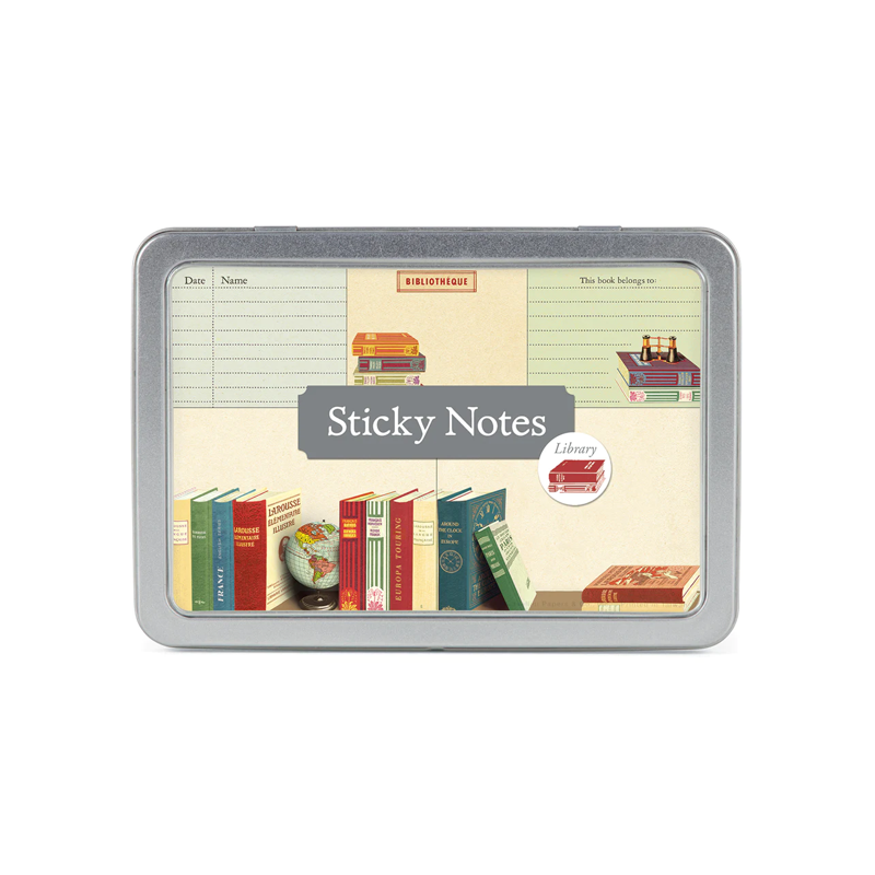 Library Books Sticky Notes