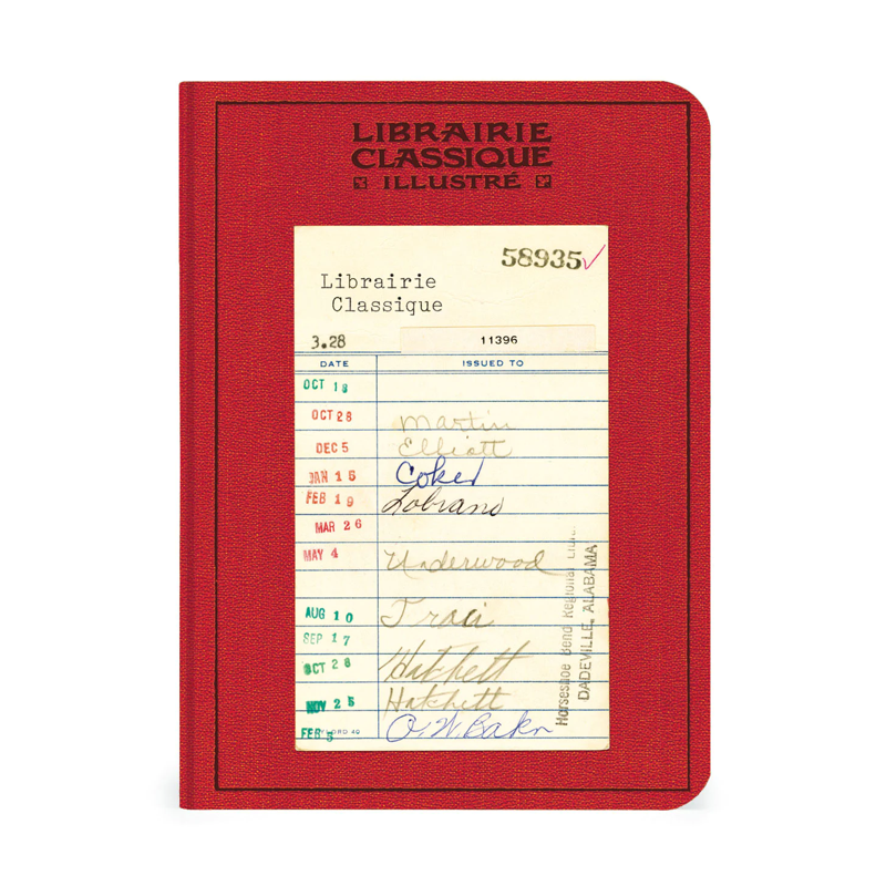 Cavallini Mini Library Books Notebook Set/3