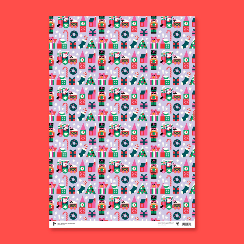 Little Train Gift Wrap Sheet