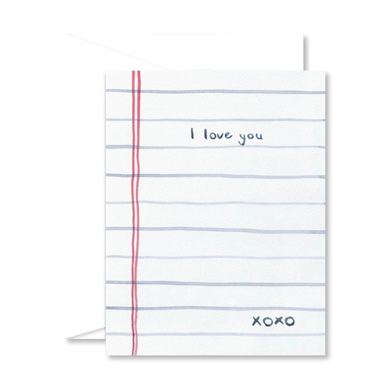 Love Notes Single Card