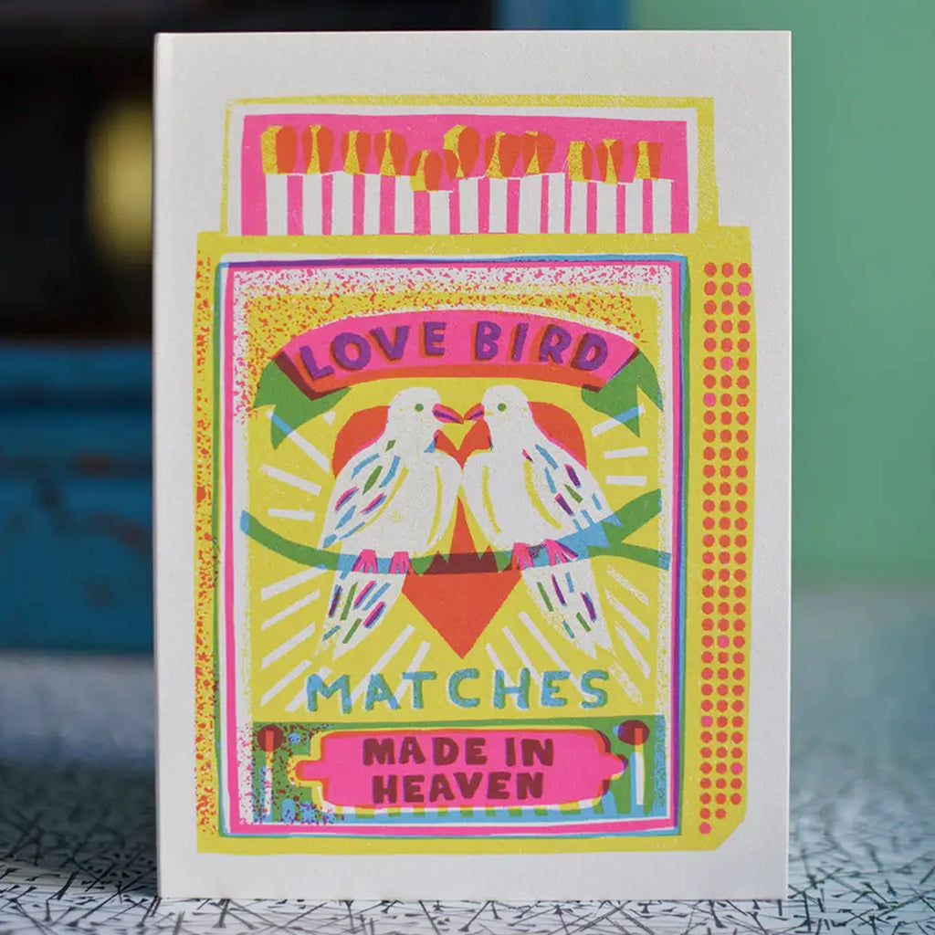 Love Bird Matches Single Card