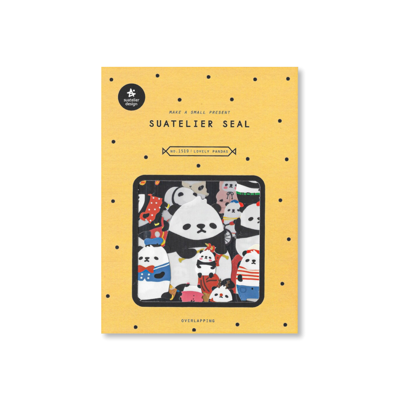 Lovely Pandas Sticker Set