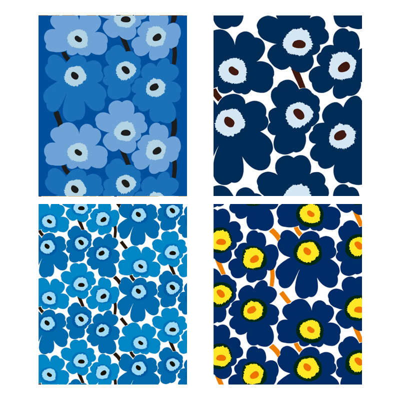 Blue Marimekko Notes