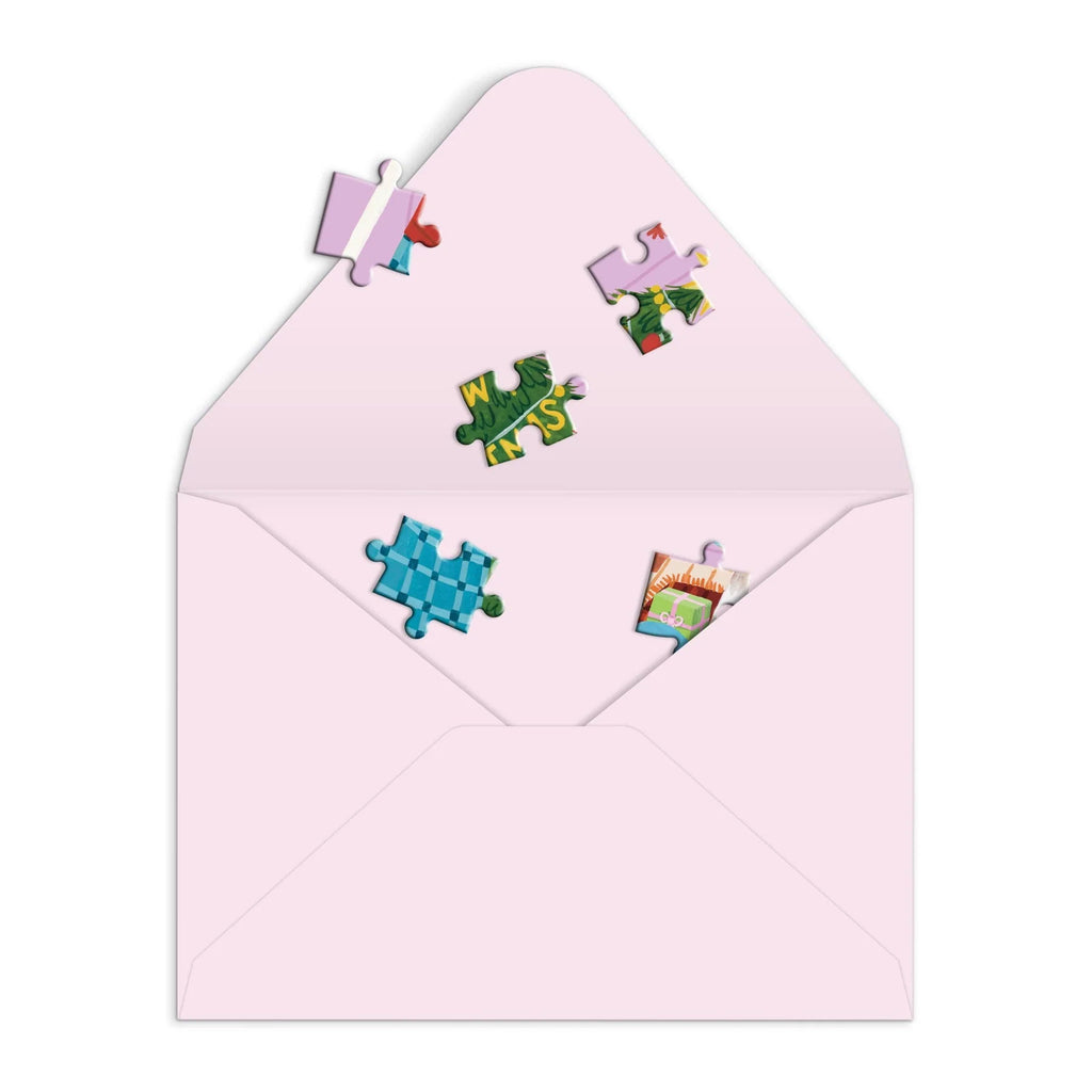 Meowy Christmas Puzzle Card