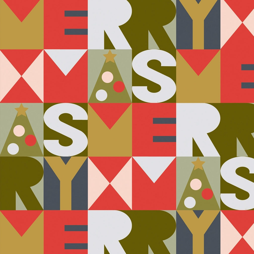 Mighty Merry Xmas Gift Wrap Sheet