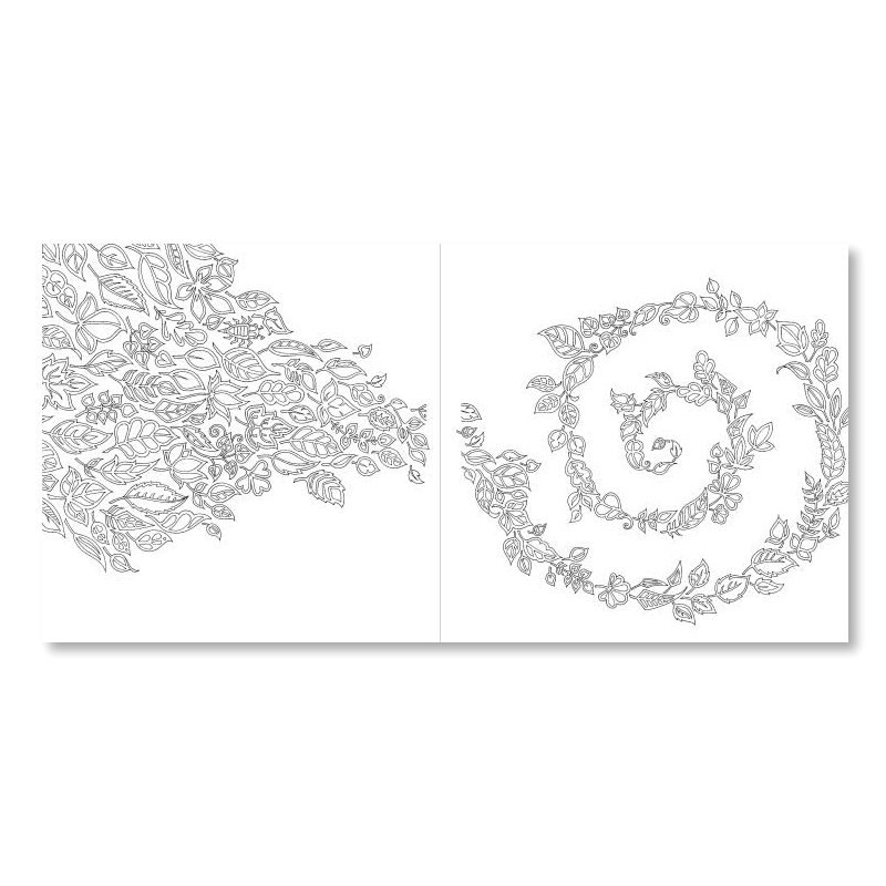 Miniature Enchanted Forest Colouring Book