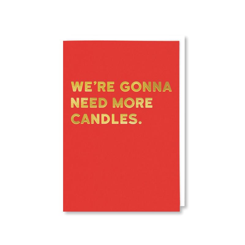 More Candles Birthday Single Card