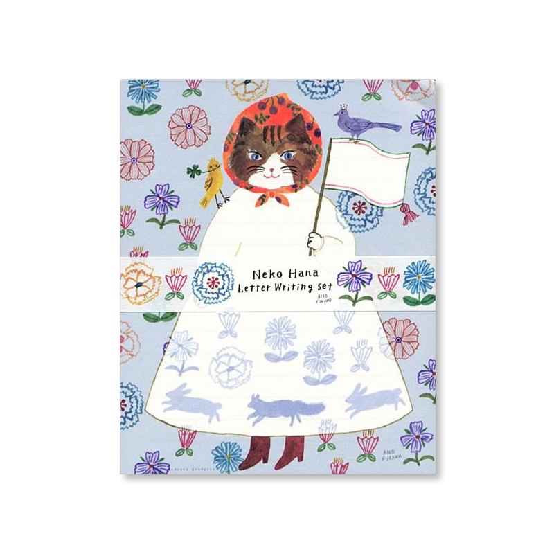 Neko Hana Letter Writing Set