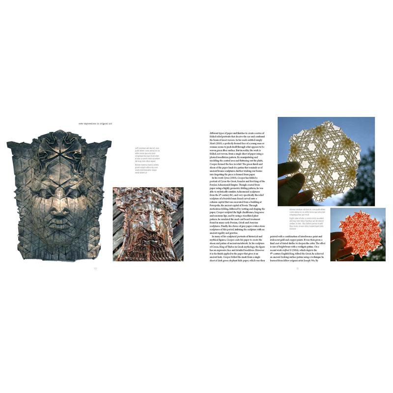 New Expressions in Origami Art