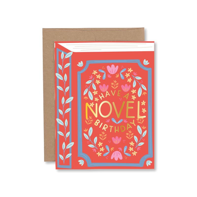 Have A Novel Birthday Single Card