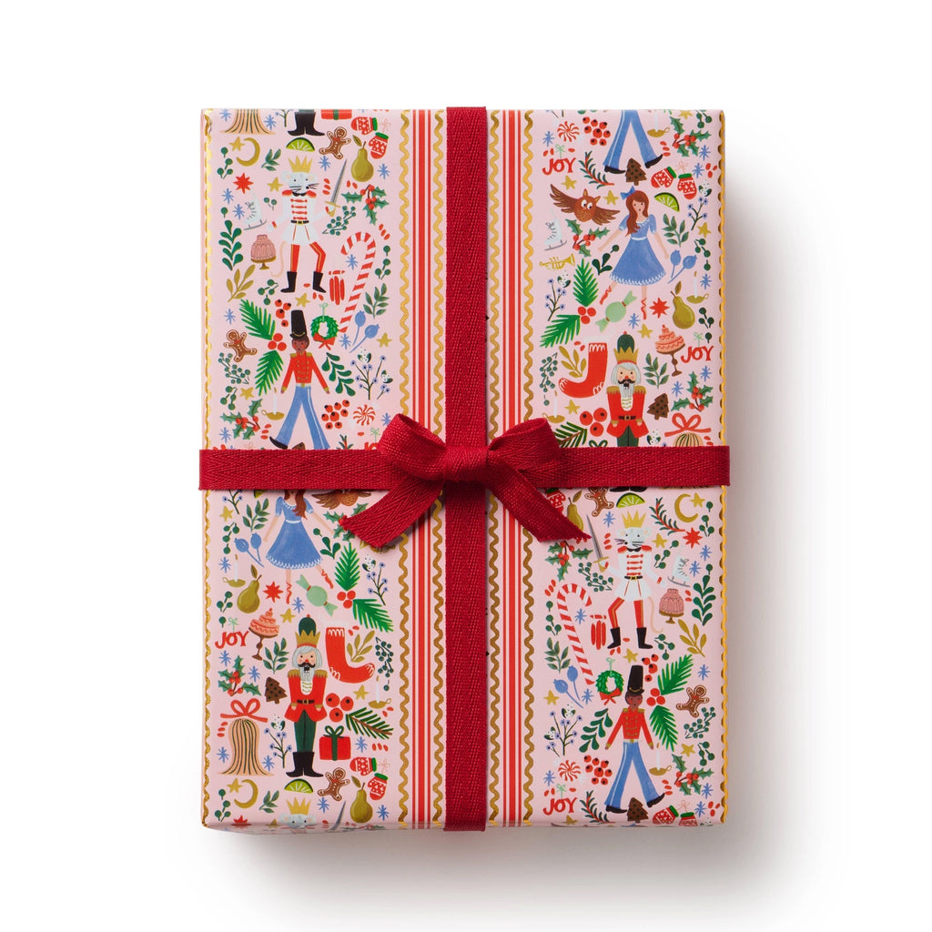 Rifle Paper Co. Holly Jolly Nutcracker Continuous Wrapping Roll