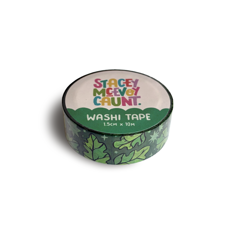 Oak Leaves Washi Tape - 15mm